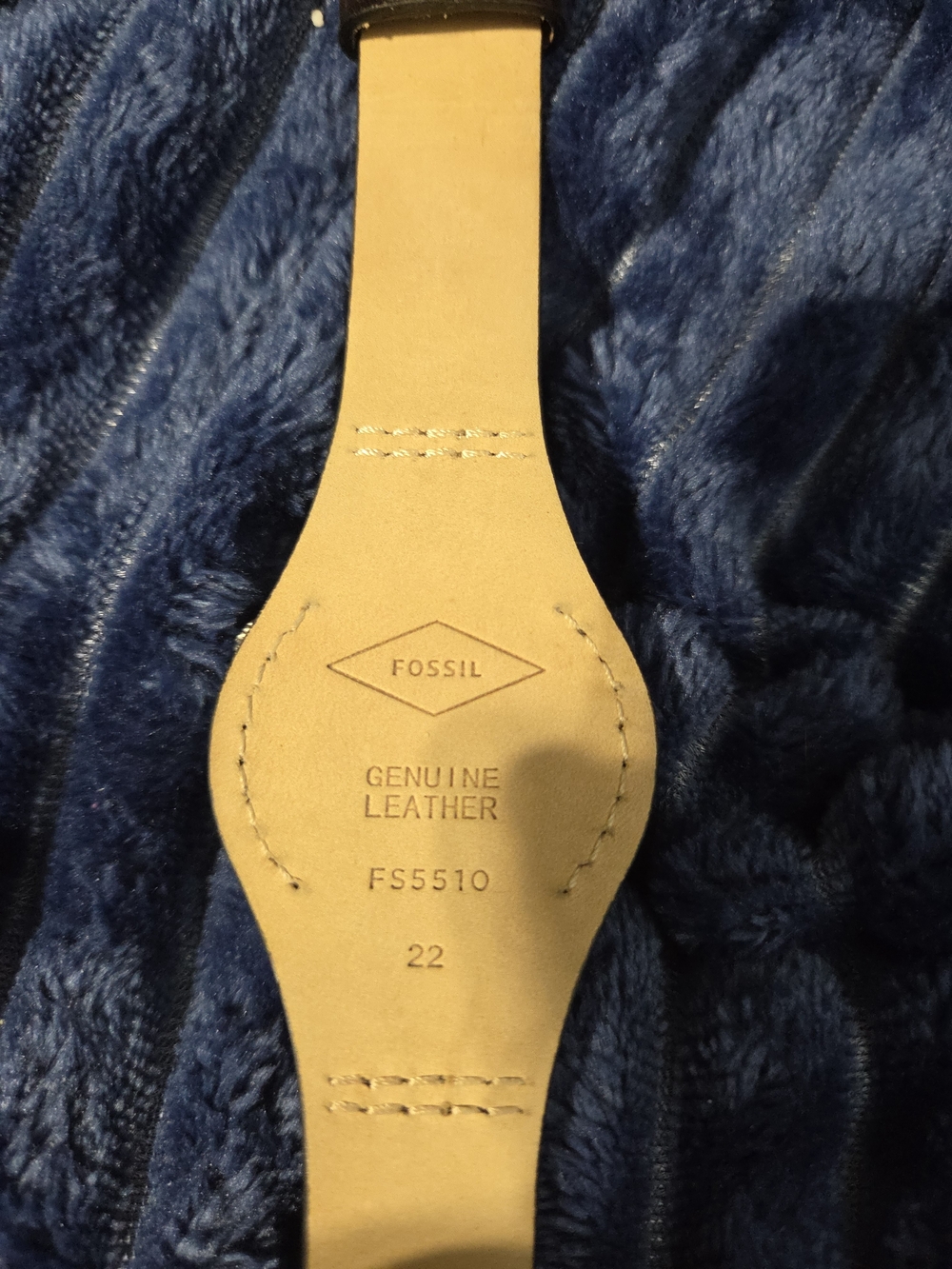 Fossil Tan Genuine Leather Watch Band FS5510